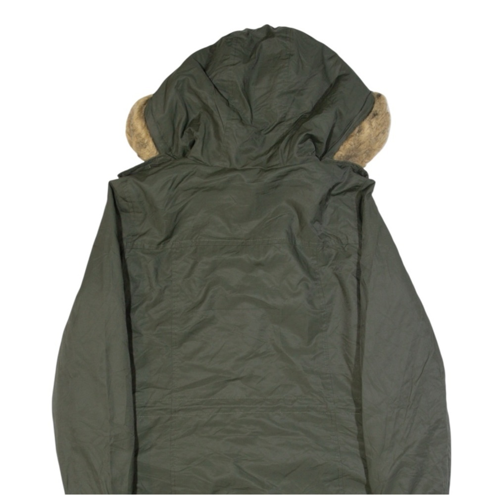 LEVI’s Hooded Parka w/ Faux Fur Trim in Olive Green Size Small — SUPER WARM!!! - Picture 8 of 15